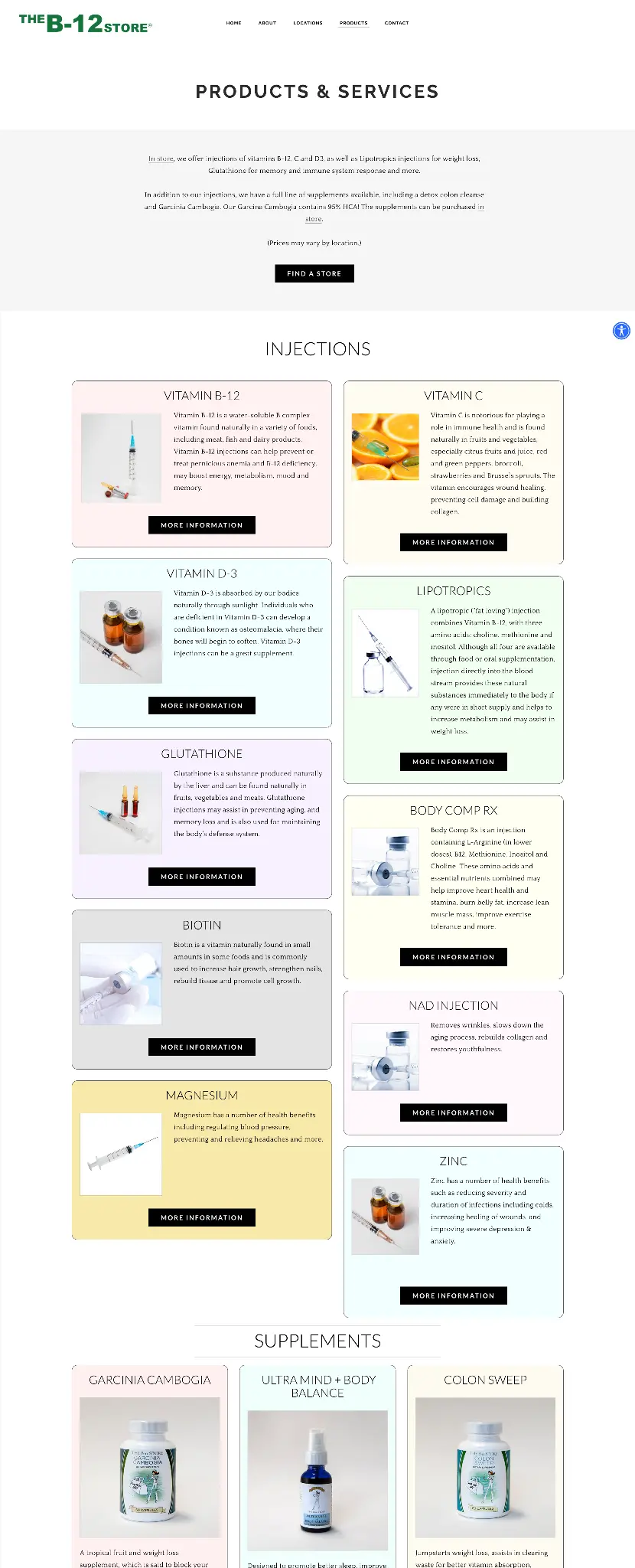 Original products + services